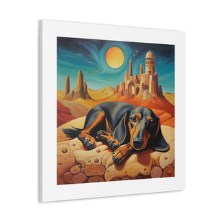 "Dreamy Dachshund Desert Print"