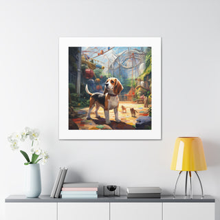 Impressionistic Beagle Adventure