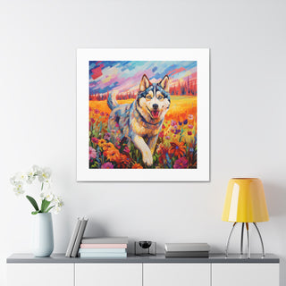 "Fauvism Fun Husky Field"