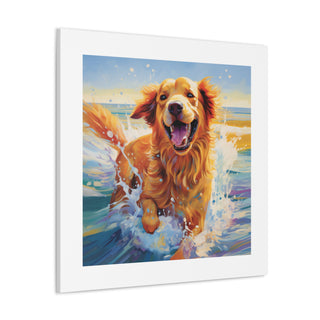 Surf 'N' Retriever Squad- Canvas