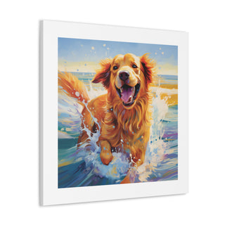 Surf 'N' Retriever Squad- Canvas