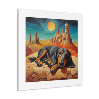 "Dreamy Dachshund Desert Print"