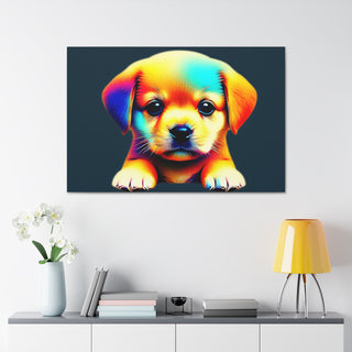 "Cutie Pups: Where Playful Meets Happiness"- Canvas