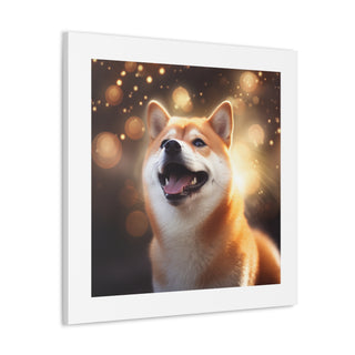 "Shiba's Happy Canvas Print"