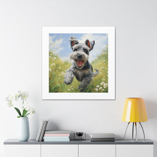 Vibrant Schnauzer Joy Print