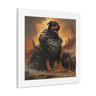 Armored Rottweiler Warfare Print