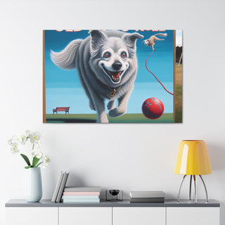 "Golden Years Glory: Celebrating the Wisdom and Charm of Old Dogs"- Canvas