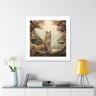 "Shiba Inu Oasis Dreamscape"