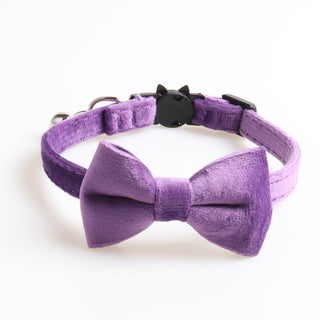 Velvet Pet Collars Bowknot Dog Collars