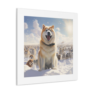 Pup-filled Polar Print