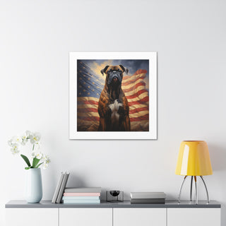 "Defiant Patriot Dog"