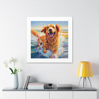 Surf 'N' Retriever Squad- Canvas