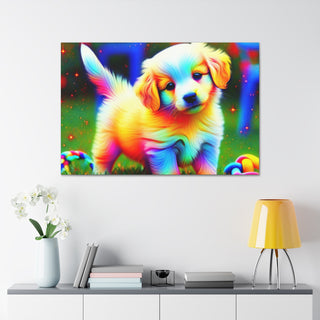 "Cuddly Canine Couture: The Adorable Adventures of Your Cute Pup"- Canvas