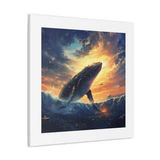 Radiant Whale Art.