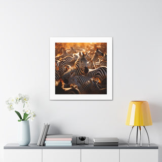 Zebrascape Canvas Print