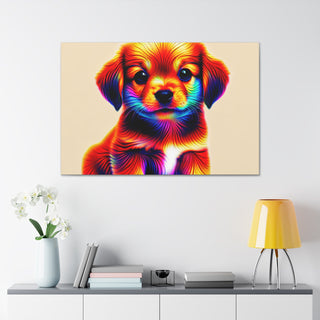 "Cuddly Corgi: The Adorable Adventure Companion"- Canvas