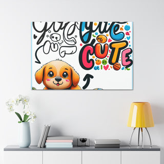 "Adorable Paws: Bringing Joy with Your Cute Canines"- Canvas