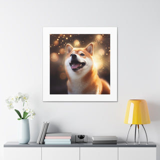 "Shiba's Happy Canvas Print"