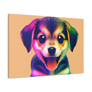 "Cuteness Overload: Meet Playful Puppers"- Canvas