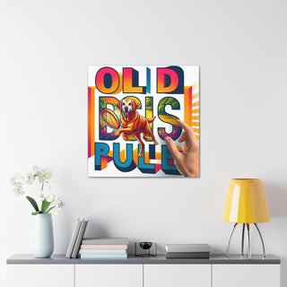 "Golden Age Activities: Celebrating How 'Old Dogs Rule'"

[Image: A photo of an old golden retriever wearing a baseball cap and chasing after a tennis ball, with the words "Old Dogs Rule" written in bold letters above.]- Canvas