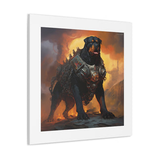 "Brave Canine Battle-Print"