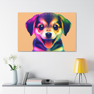 "Cuteness Overload: Meet Playful Puppers"- Canvas