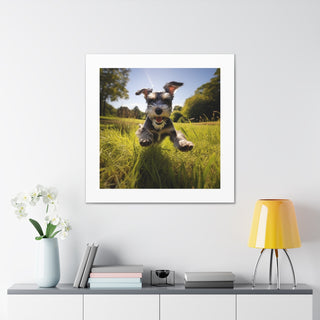 Joyful Schnauzer Haven print.