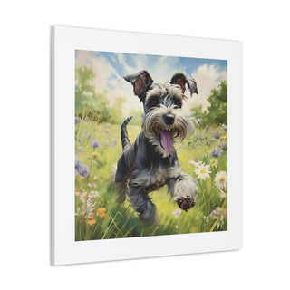 Joyful Schnauzer Pasture Print