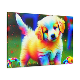 "Cuddly Canine Couture: The Adorable Adventures of Your Cute Pup"- Canvas