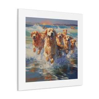 The Surfin' Goldies!- Canvas