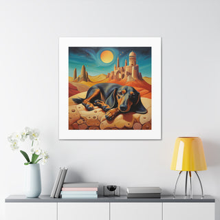 "Dreamy Dachshund Desert Print"