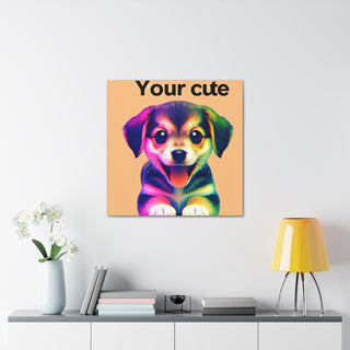 "Cuteness Overload: Meet Playful Puppers"- Canvas