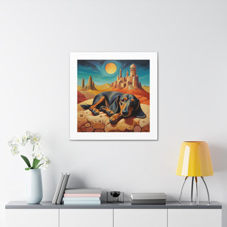 "Dreamy Dachshund Desert Print"