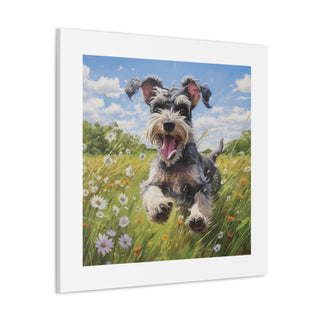 Vibrant Schnauzer Pasture Print