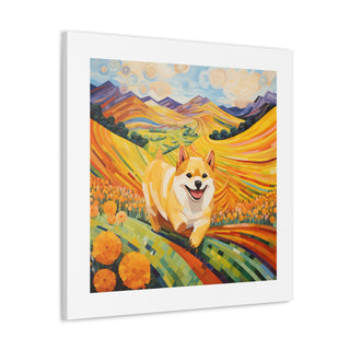 Funny Shiba Expressionism.