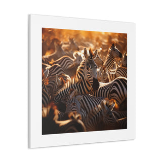 Zebrascape Canvas Print