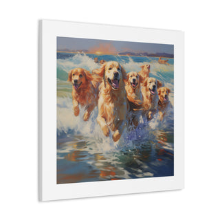 The Surfin' Goldies!- Canvas