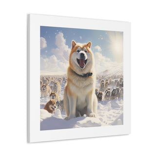 Pup-filled Polar Print