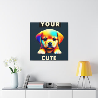 "Cutie Pups: Where Playful Meets Happiness"- Canvas