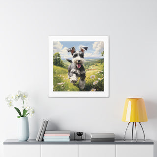 "Schnauzer's Pastoral Joy"