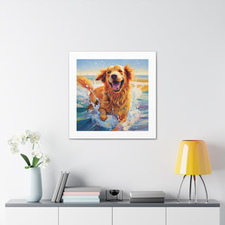 Surf 'N' Retriever Squad- Canvas