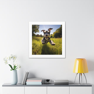 Joyful Schnauzer Haven print.