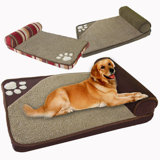 Pet Bed With Pillow Bed