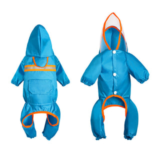 Pet Reflective Raincoat Pet Clothes