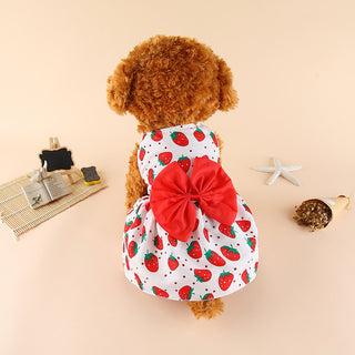 Teddy Bow Skirt Cat Clothes