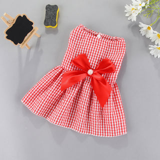 Teddy Bow Skirt Cat Clothes